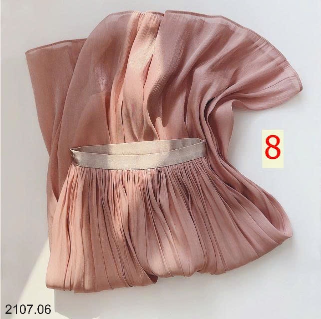 25HA2107.06 - CHÂN VÁY LỤA MIDI NHÀ ANNA
