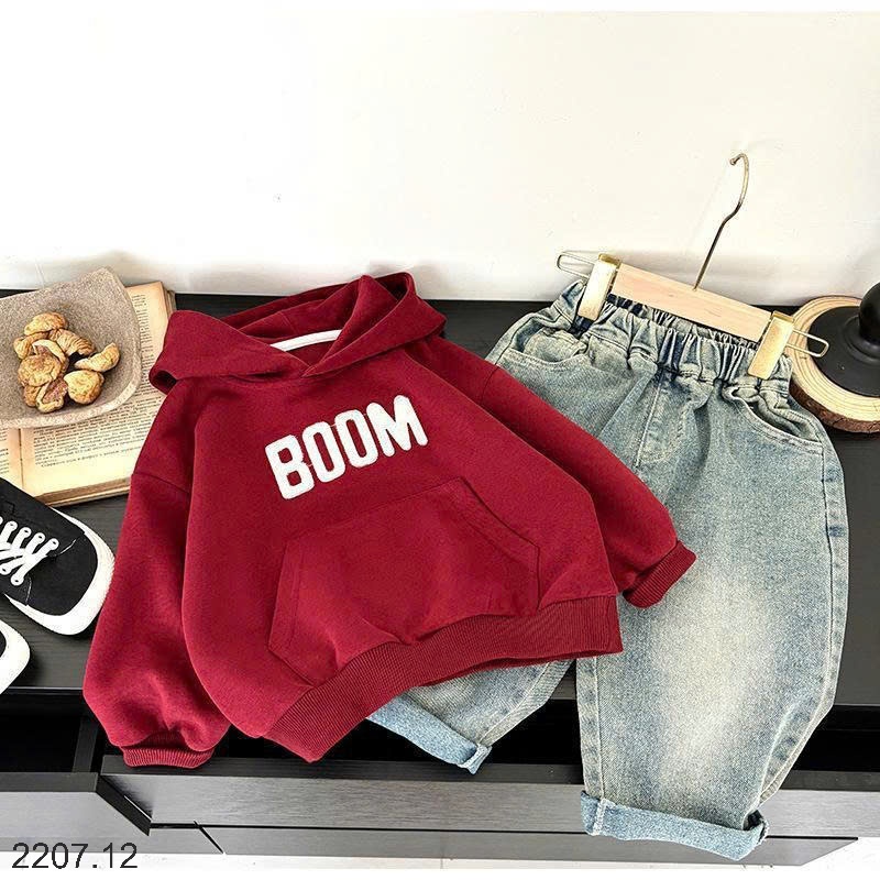 25HA2207.12 - ÁO BOOM CÓ MŨ CHO BÉ