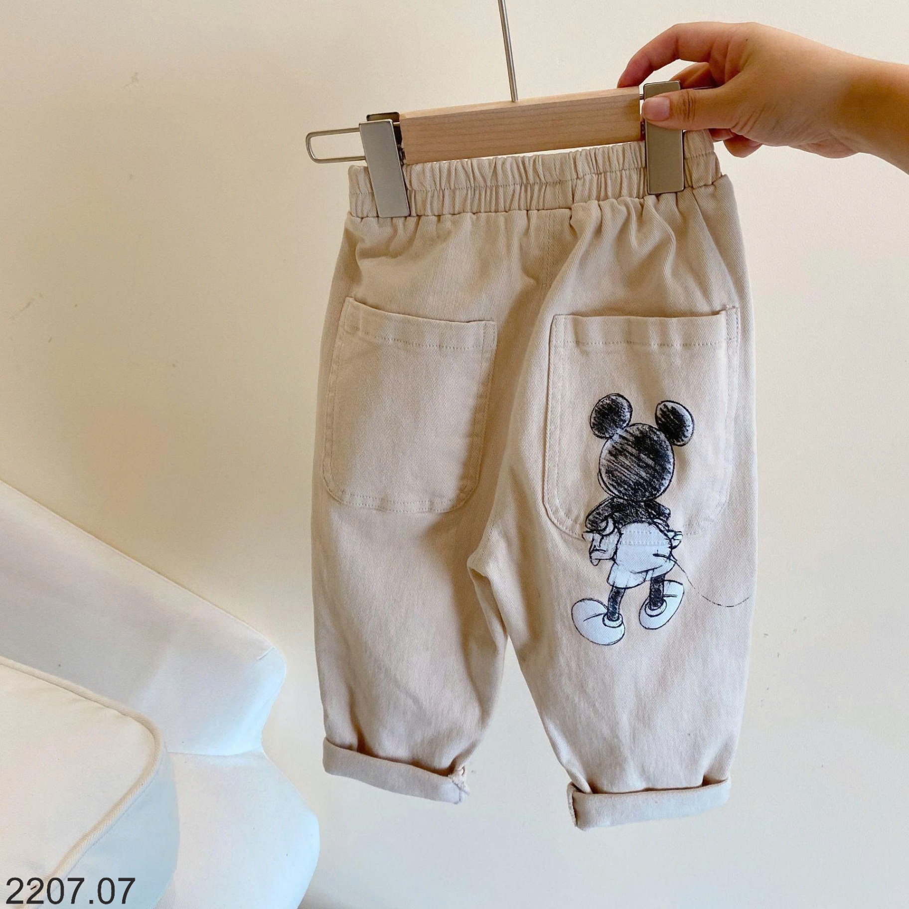 25HA2207.07 - QUẦN KAKI HOẠT HÌNH CHO BÉ
