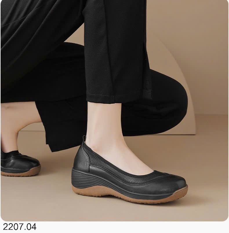 25HA2207.04 - GIÀY LƯỜI NỮ THOÁNG KHÍ