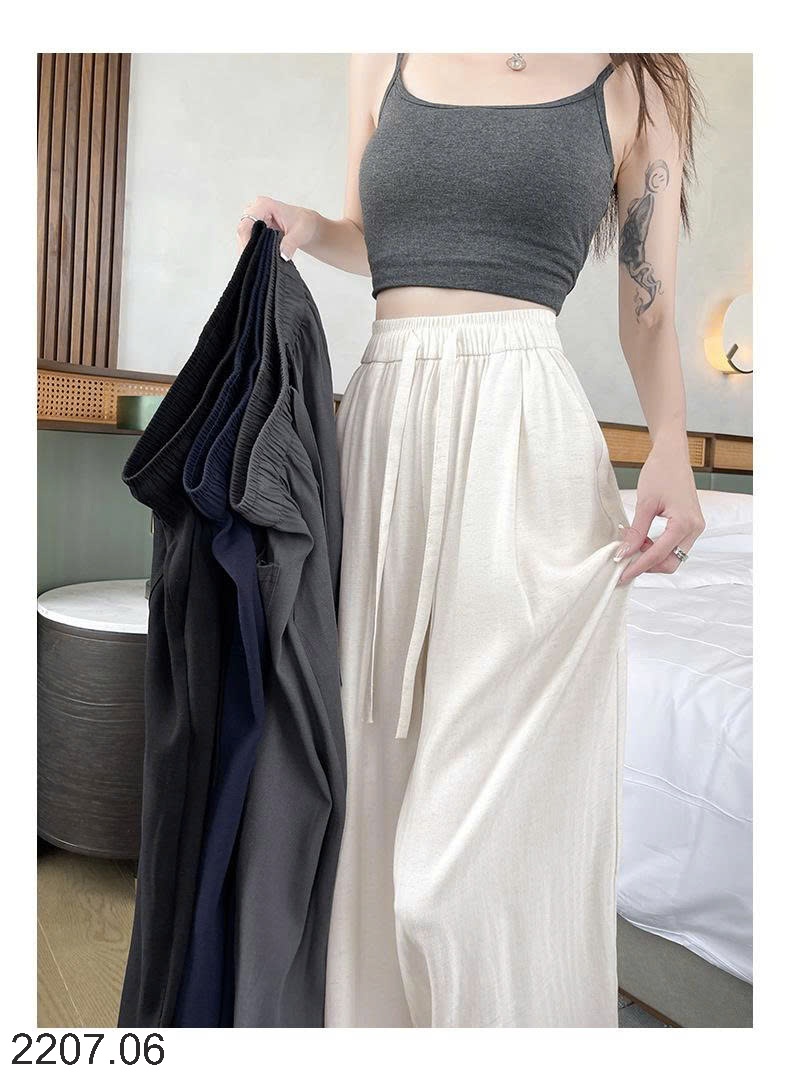 25HA2207.06 - QUẦN TENCEL NỮ ỐNG RỘNG