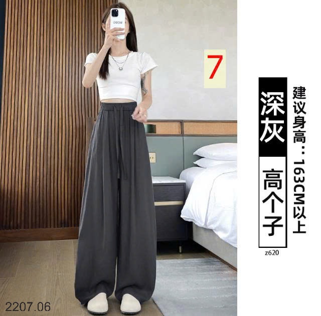 25HA2207.06 - QUẦN TENCEL NỮ ỐNG RỘNG