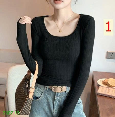 25HA2307.13 - ÁO THUN TĂM NỮ CỔ U