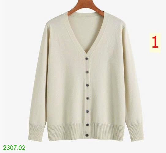 25HA2307.02 - ÁO CARDIGAN LEN TRƠN MÀU