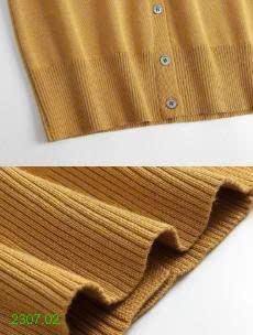 25HA2307.02 - ÁO CARDIGAN LEN TRƠN MÀU