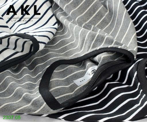 25HA2307.05 - ÁO KẺ PHỐI TAY SIZE ĐẠI BÉ TRAI HÃNG AKL