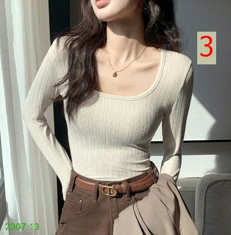 25HA2307.13 - ÁO THUN TĂM NỮ CỔ U