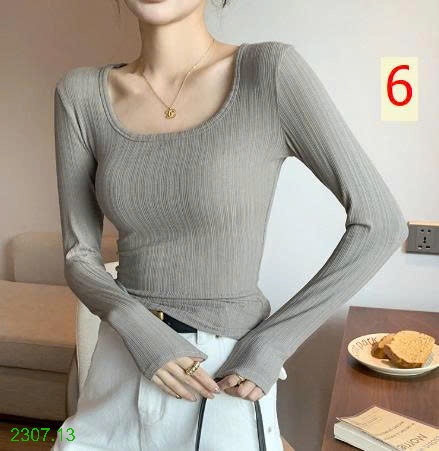 25HA2307.13 - ÁO THUN TĂM NỮ CỔ U