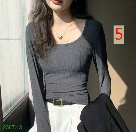 25HA2307.13 - ÁO THUN TĂM NỮ CỔ U
