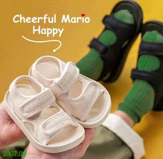 25HA2307.06 - SANDAL VẢI CHEERFUL MARIO