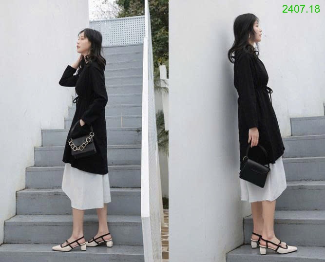 25HA2407.18 - GIÀY SANDAL BAOTOU NỮ