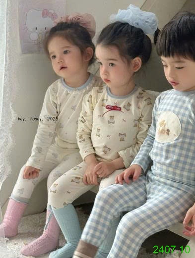25HA2407.10 - BỘ THU ĐÔNG MẶC NHÀ HEY HONEY CHO BÉ
