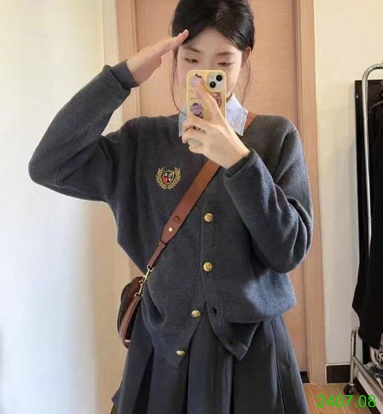 25HA2407.08 - ÁO LEN CARDIGAN NỮ
