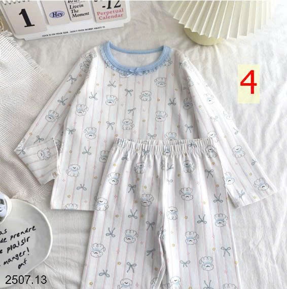 25HA2507.13 - BỘ MẶC NHÀ QUẢNG CHÂU HỌA TIẾT CHO BÉ