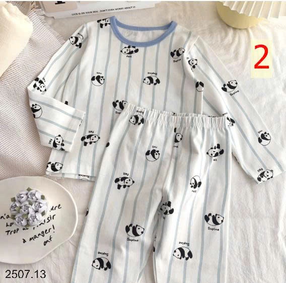 25HA2507.13 - BỘ MẶC NHÀ QUẢNG CHÂU HỌA TIẾT CHO BÉ