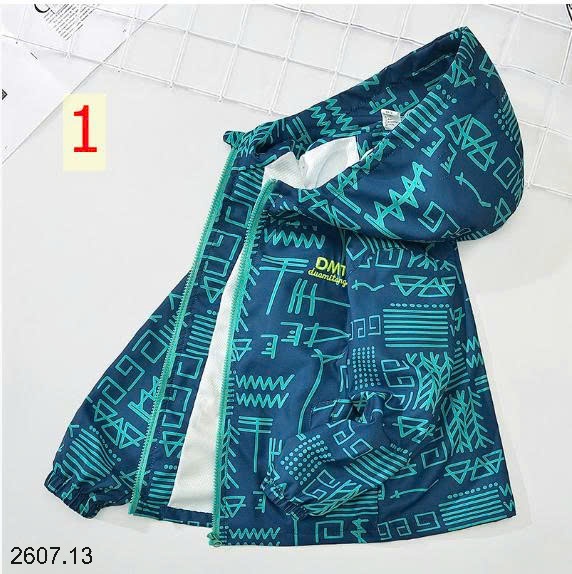 25HA2607.13 - ÁO KHOÁC GIÓ BÉ TRAI SIZE ĐẠI