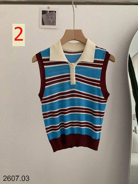 25HA2607.03 - ÁO POLO LEN SÁT NÁCH CHO NỮ