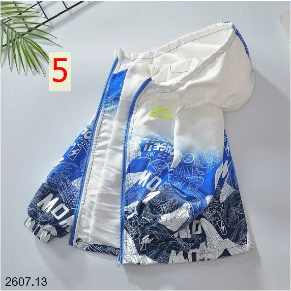 25HA2607.13 - ÁO KHOÁC GIÓ BÉ TRAI SIZE ĐẠI