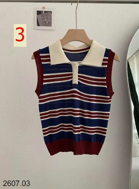 25HA2607.03 - ÁO POLO LEN SÁT NÁCH CHO NỮ