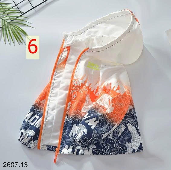 25HA2607.13 - ÁO KHOÁC GIÓ BÉ TRAI SIZE ĐẠI