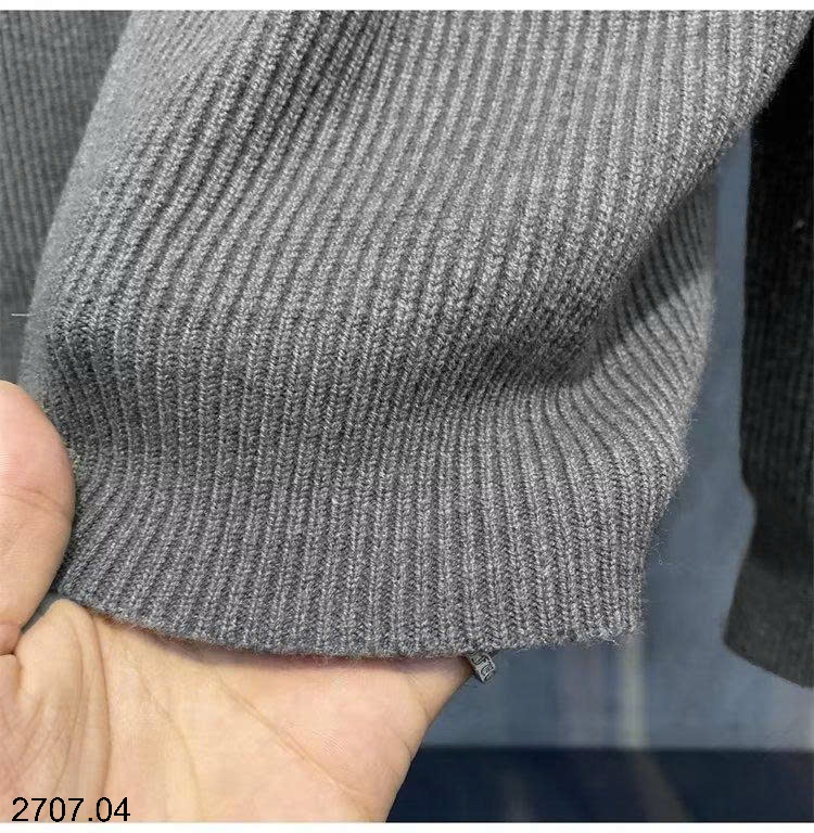25HA2707.04 - ÁO LEN CARDIGAN NAM KÉO KHÓA