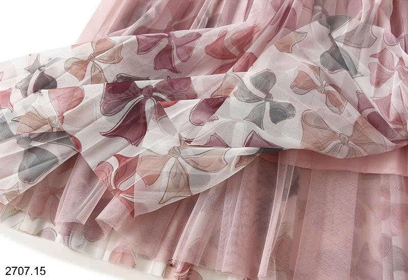25HA2707.15 - CHÂN VÁY XẾP LY HOA ANGEL