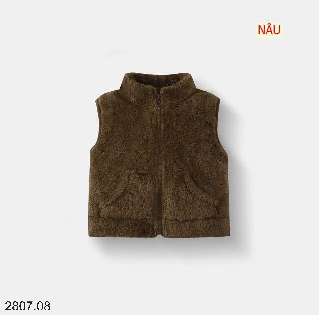 25HA2807.08 - ÁO GILE LÔNG CỪU CHO BÉ