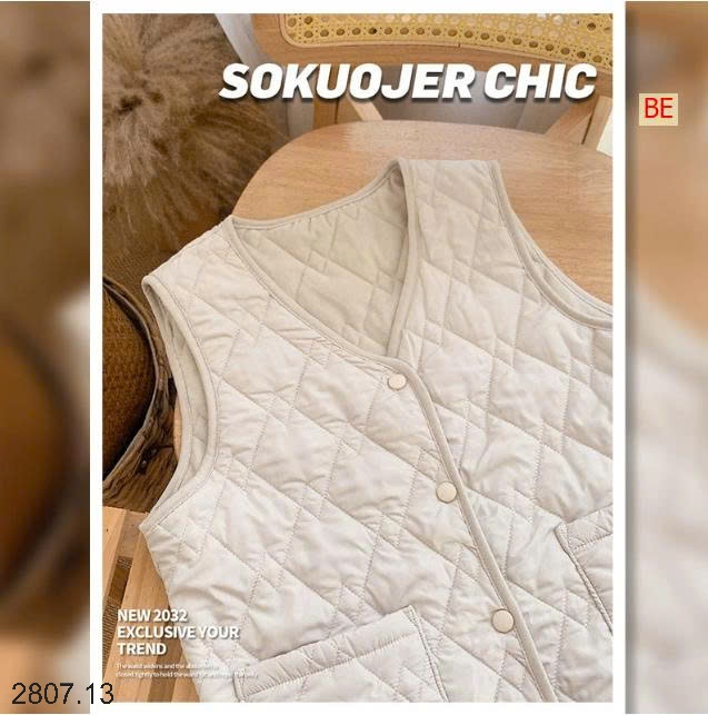 25HA2807.13 - ÁO GILE TRẦN TRÁM CHO NỮ
