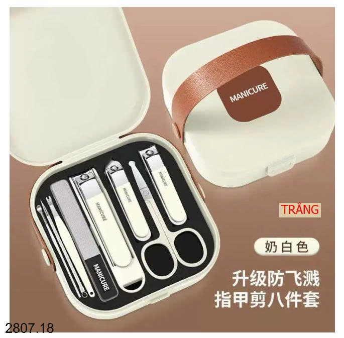 25HA2807.18 - BỘ DỤNG CỤ MANICURE 8 MÓN TIỆN LỢI