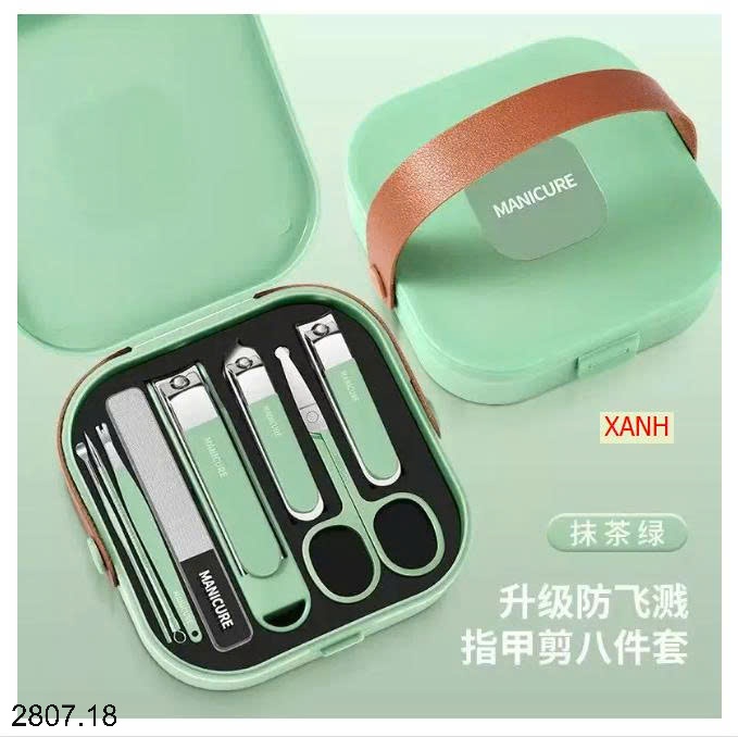 25HA2807.18 - BỘ DỤNG CỤ MANICURE 8 MÓN TIỆN LỢI