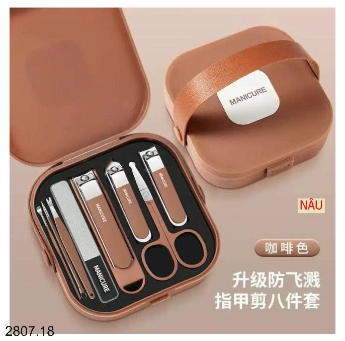 25HA2807.18 - BỘ DỤNG CỤ MANICURE 8 MÓN TIỆN LỢI
