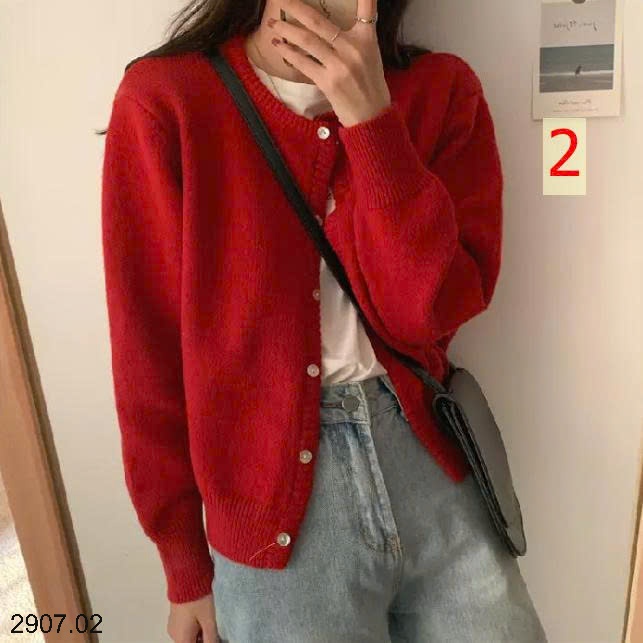 25HA2907.02 - ÁO LEN CARDIGAN NỮ