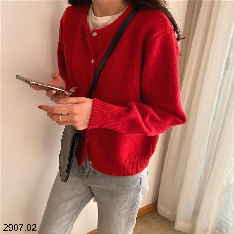 25HA2907.02 - ÁO LEN CARDIGAN NỮ