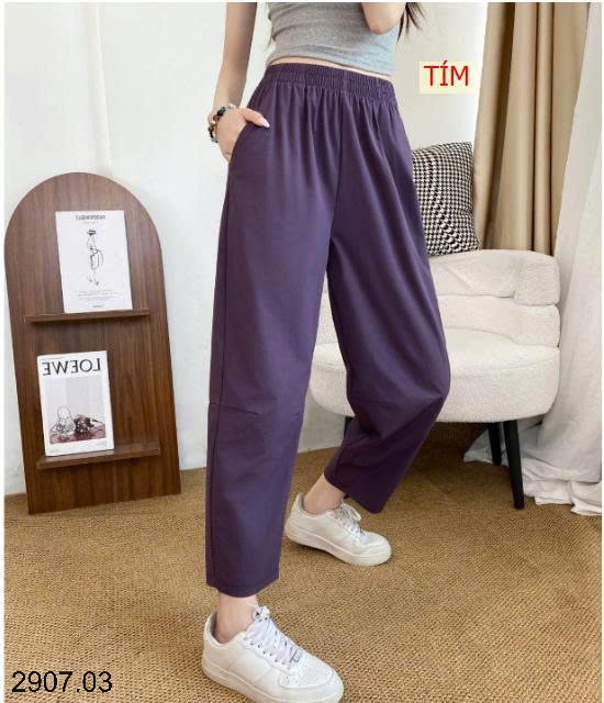25HA2907.03 - QUẦN THỂ THAO LỤA BĂNG CHO NỮ