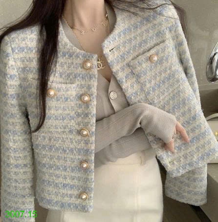 25HA3007.15 - ÁO DẠ KẺ NỮ