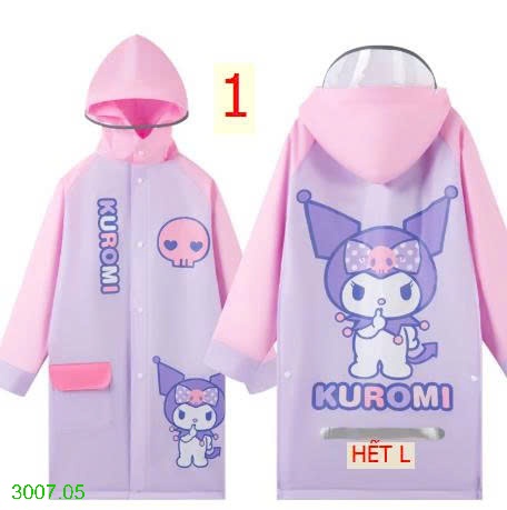 25HA3007.05 - ÁO MƯA KUROMI HÃNG SANRIO