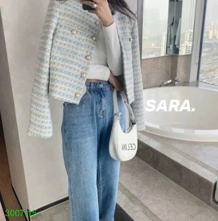 25HA3007.15 - ÁO DẠ KẺ NỮ