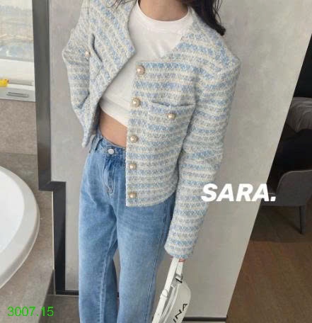 25HA3007.15 - ÁO DẠ KẺ NỮ