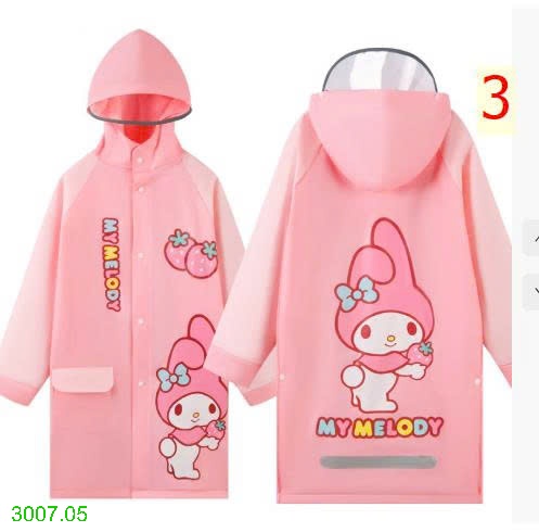 25HA3007.05 - ÁO MƯA KUROMI HÃNG SANRIO