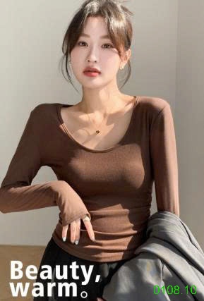 25HA0108.10 - ÁO THUN TRỄ CỔ CHO NỮ