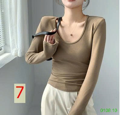 25HA0108.10 - ÁO THUN TRỄ CỔ CHO NỮ