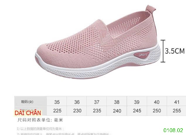 25HA0108.02 - GIÀY SLIPON THOÁNG KHÍ NỮ