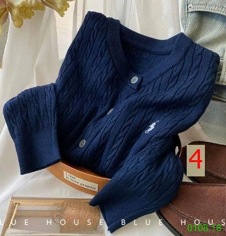 25HA0108.16 - ÁO LEN CARDIGAN THÊU HÌNH NGỰA