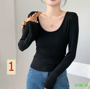 25HA0108.10 - ÁO THUN TRỄ CỔ CHO NỮ