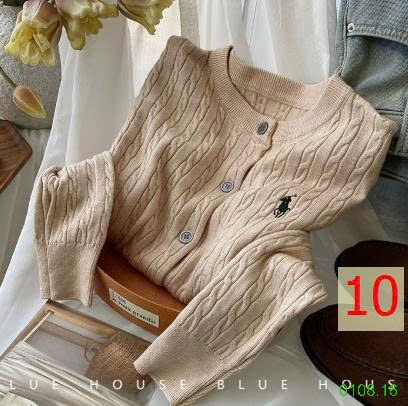 25HA0108.16 - ÁO LEN CARDIGAN THÊU HÌNH NGỰA