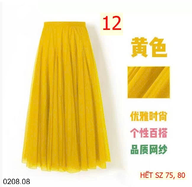 25HA0208.08 - CHÂN VÁY MIDI NỮ