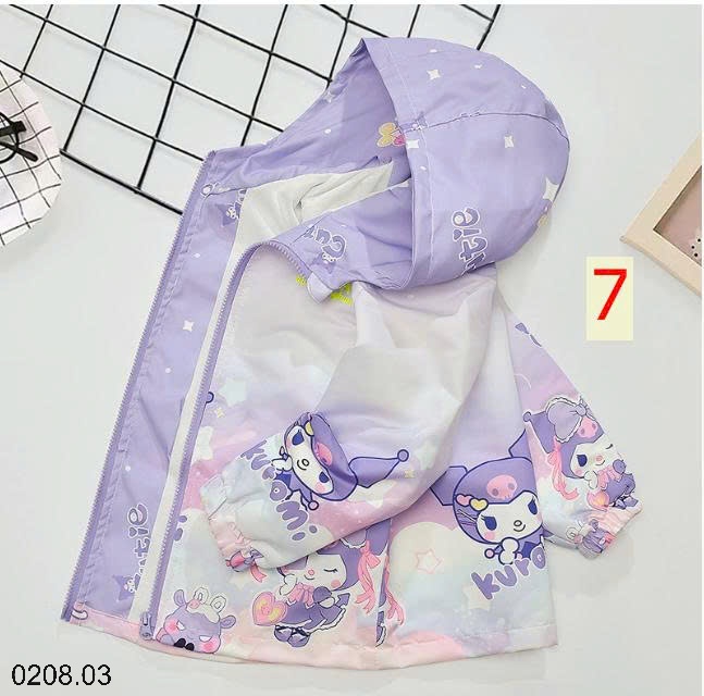 25HA0208.03 - ÁO KHOÁC GIÓ SIZE ĐẠI BÉ GÁI