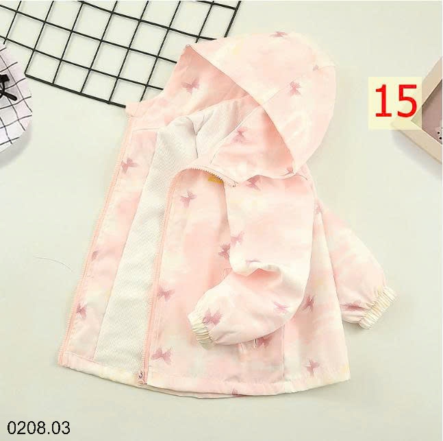 25HA0208.03 - ÁO KHOÁC GIÓ SIZE ĐẠI BÉ GÁI