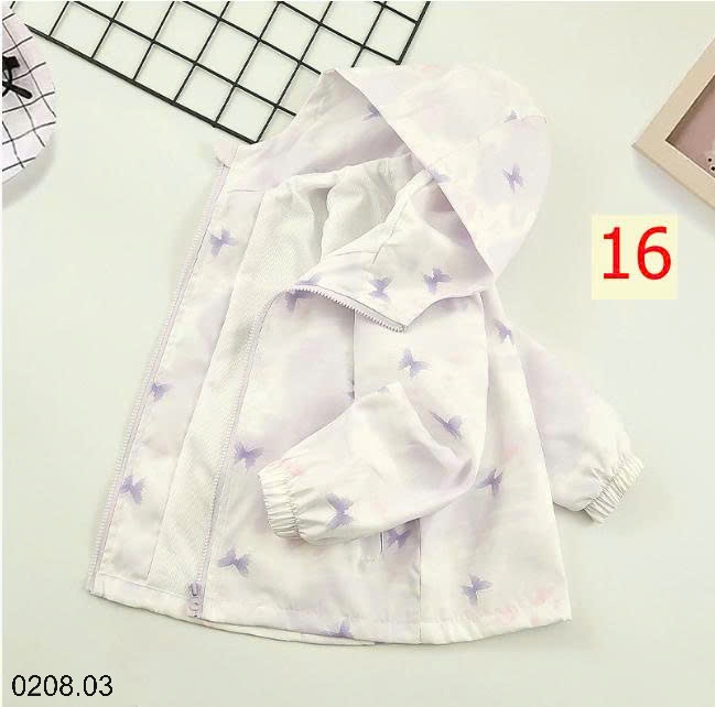 25HA0208.03 - ÁO KHOÁC GIÓ SIZE ĐẠI BÉ GÁI