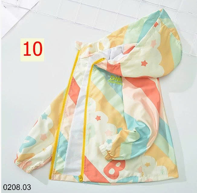 25HA0208.03 - ÁO KHOÁC GIÓ SIZE ĐẠI BÉ GÁI